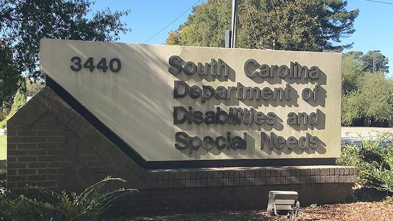South Carolina Department of Disabilities & Special Needs building sign
