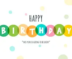 Happy Birthday Digital Signage Templates from Reach Media Network